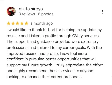 Review by Nikita Siroya